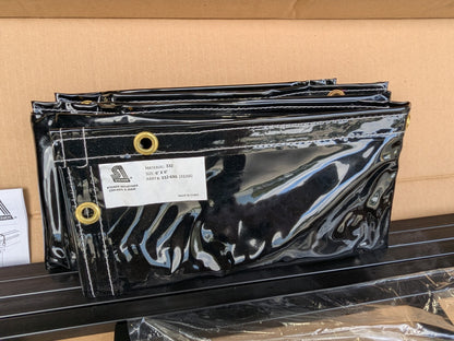 Steiner Portable Welding Screen Kit w/ Frame 6 Ft. x 6 Ft. Transparent Vinyl