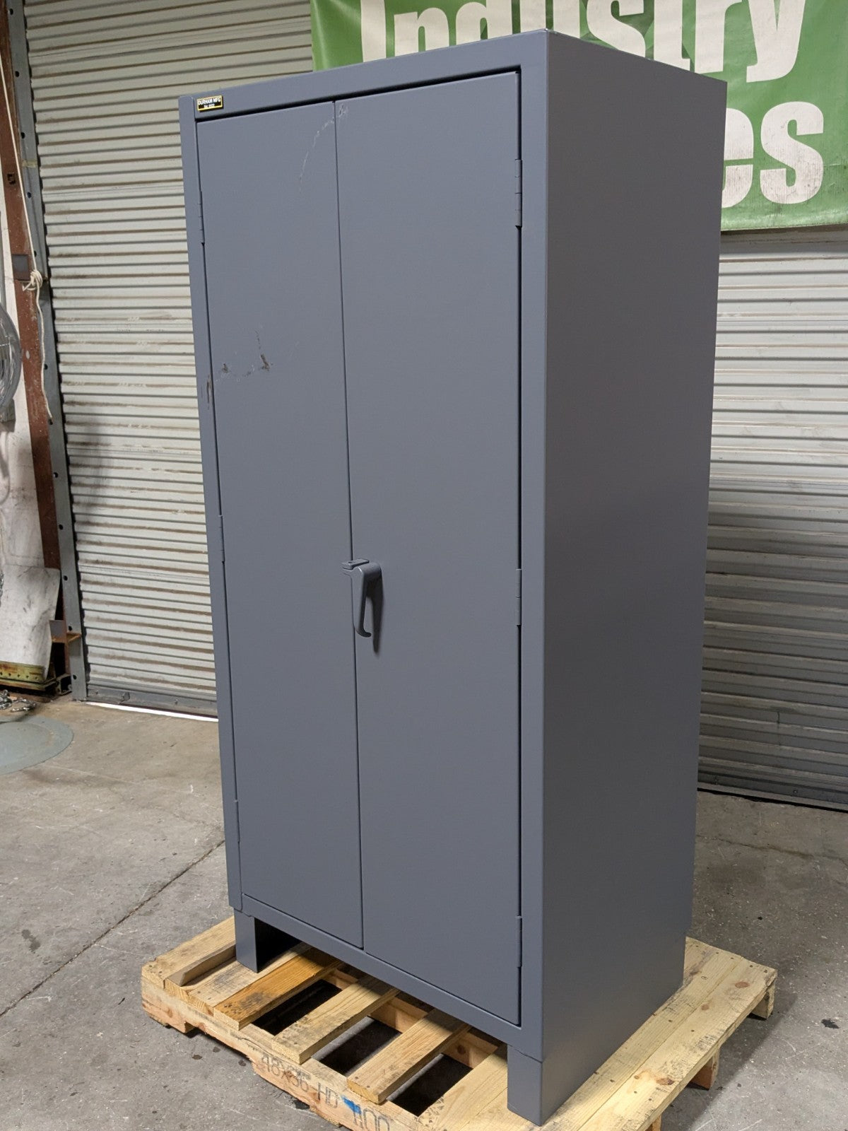 Durham Heavy Duty Storage Cabinet w/ Bins 4-Shelves 12 Ga. Welded Steel