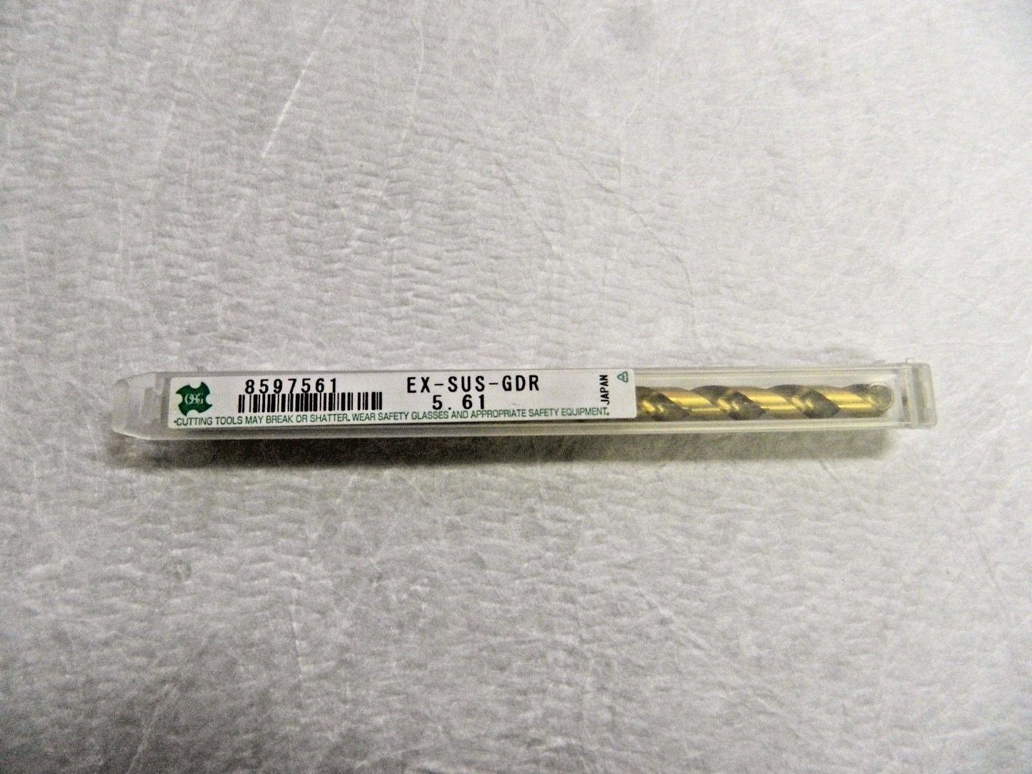 OSG Spiral Jobber Drill 7/32" x 57mm 120° 2FL TiN Vanadium HSS 8597561