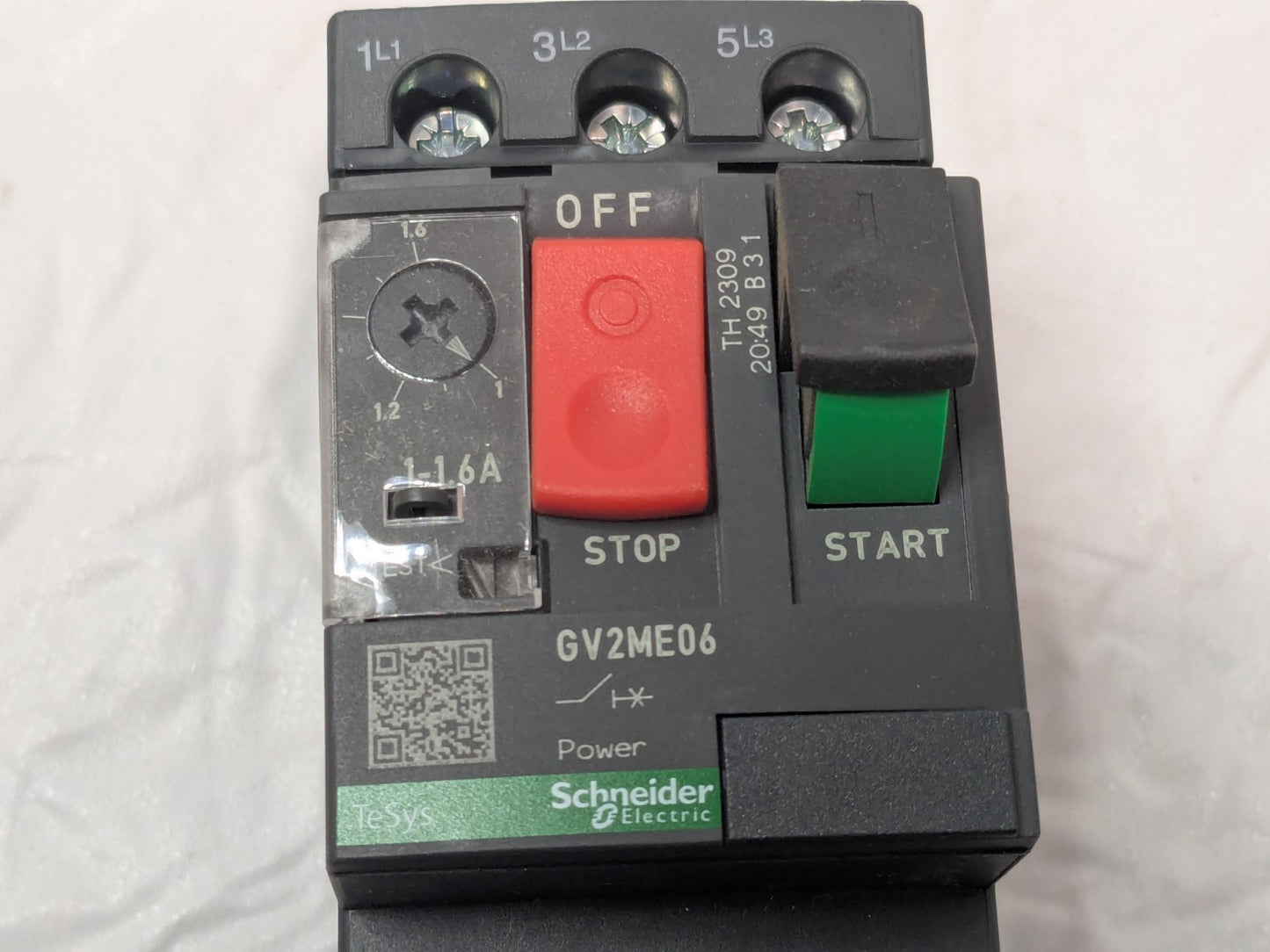 Schneider Electric TeSys Motor Circuit Breaker 1-1.6A GV2ME06