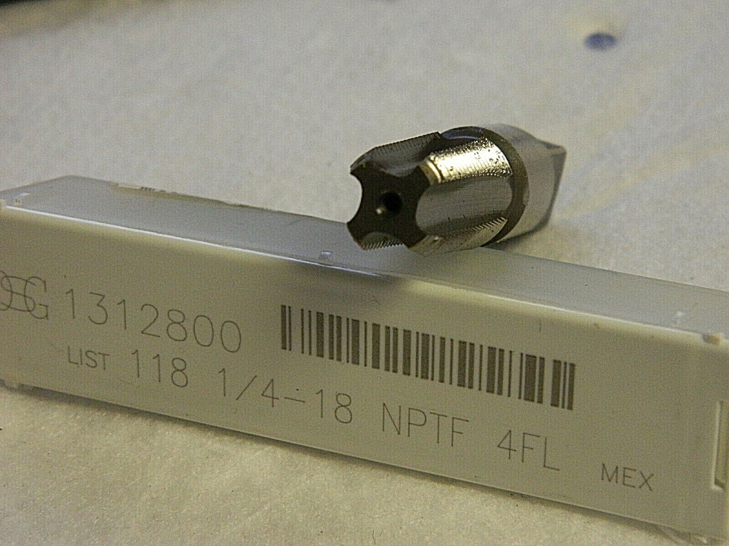 OSG 1/4-18 4-Flute Bright Finish HSS Standard Flute Tap QTY 2 1312800