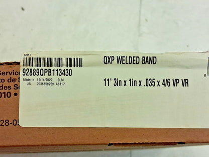 Lenox Welded Bandsaw Blade 11Ft 3" Long x 1" Wide x 4 to 6 TPI 92889QPB113430