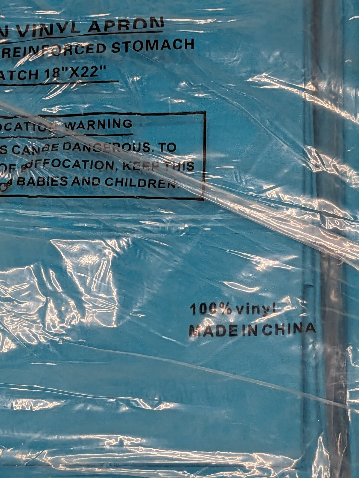 SAFETY ZONE Disposable Bib Apron: Green, PVC, 50" OAL Qty 24 MG-20-50SZ