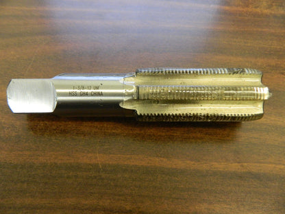 Straight Flutes Tap: 1-3/8-12 UNF, 6 Fl HSS Bright/Uncoated MSC-04489563