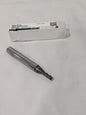 Mitsubishi Square End Mill: 1/8" Dia, 5/16" LOC, 3 Flute, Solid Carbide 494338