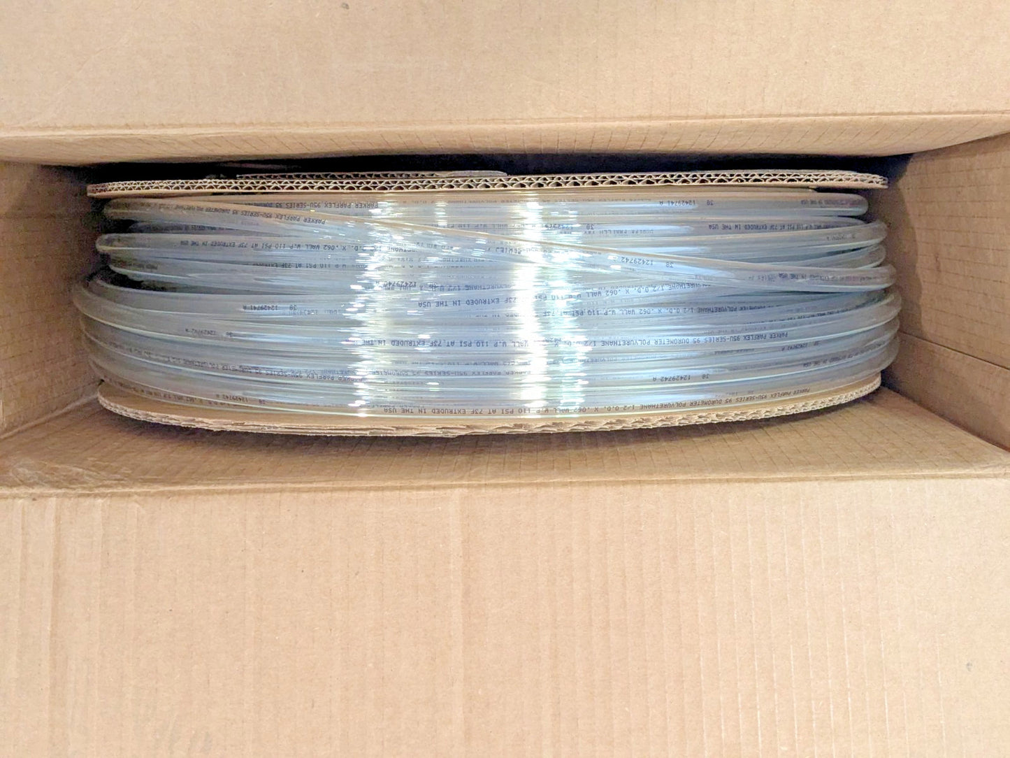 Parker Polyurethane Tube 3/8" ID x 1/2" OD X 250 Ft Long 95U-8-062-025