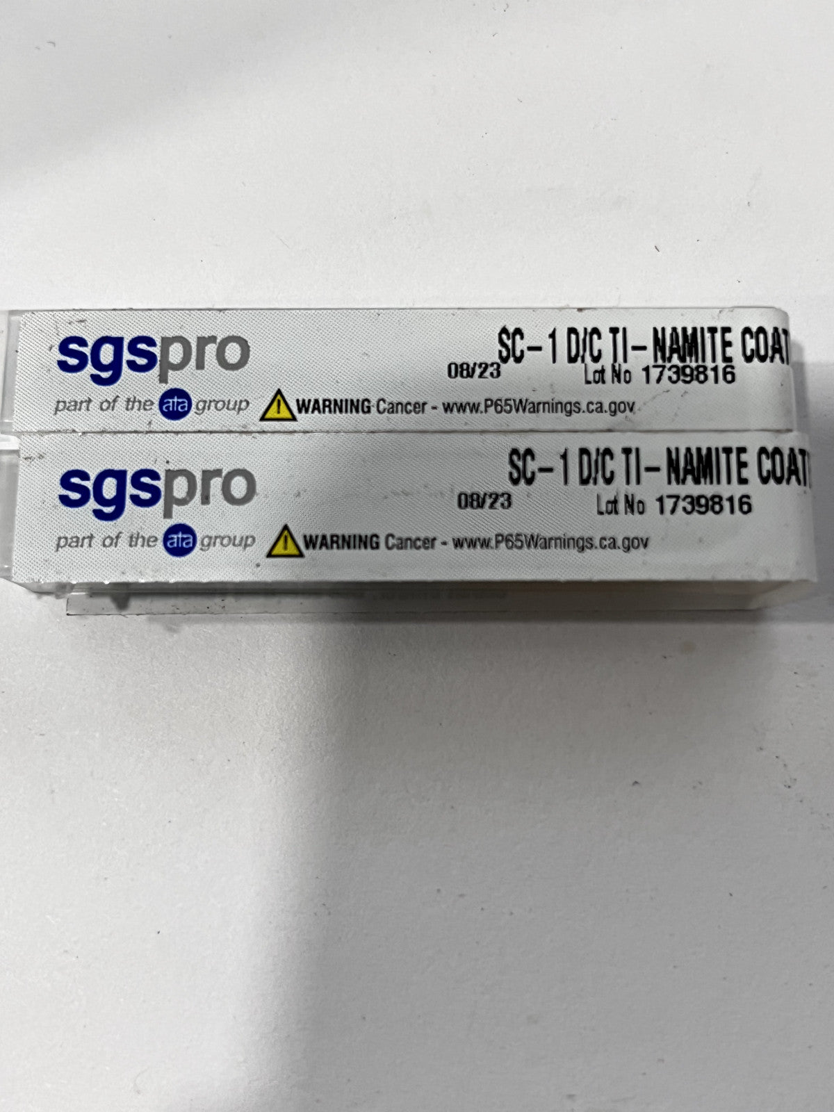 SGS Pro Abrasive Bur  SC-1, 1/4" Cut Dia Cylinder w/ Radius End Double Cut