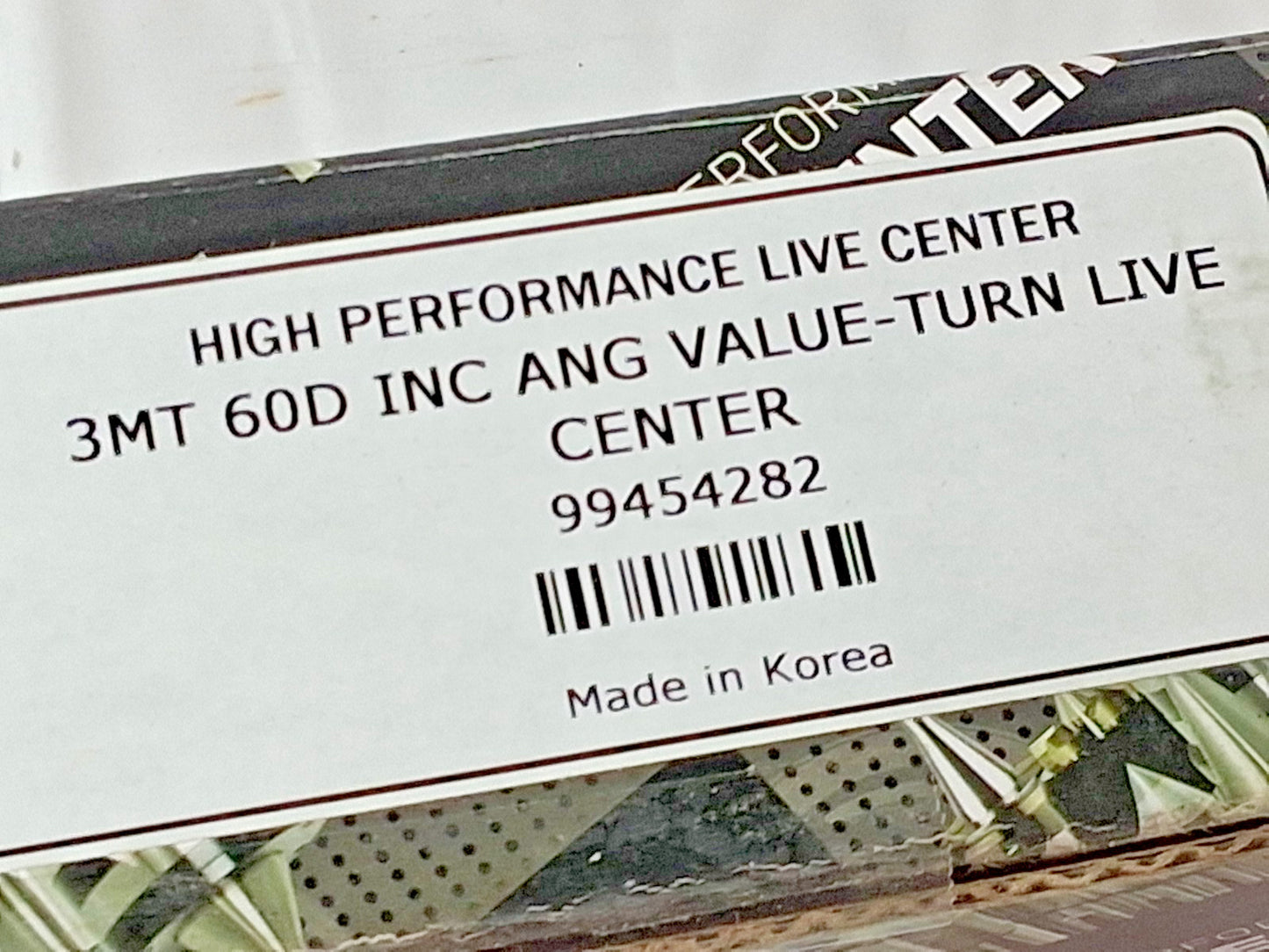Accupro Live Center Morse Taper Shank 1.7323" Head Length 99454282