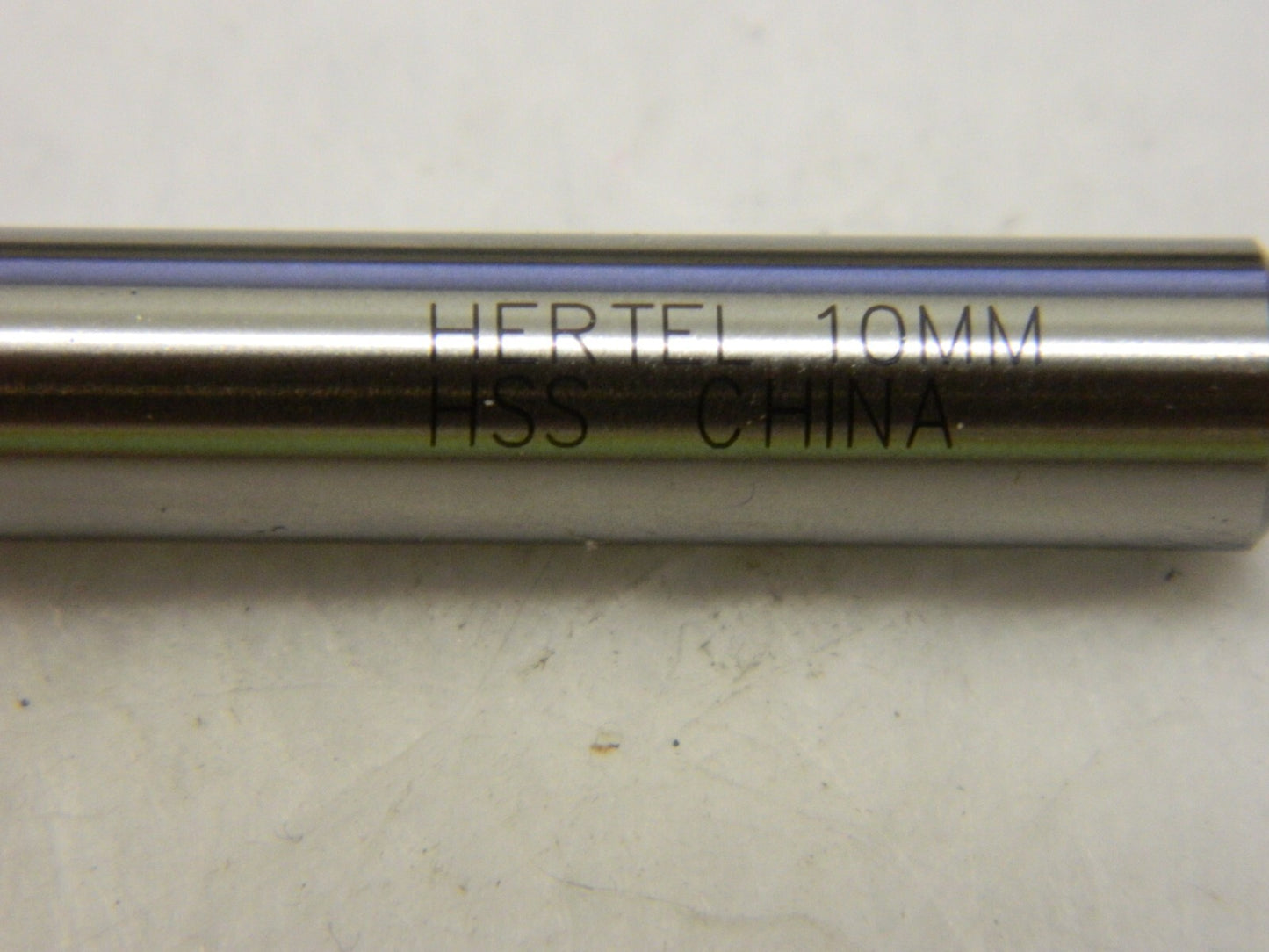 HERTEL Chucking Reamer0.3937Dia 7 OAL Straight Shank HSS 2297000