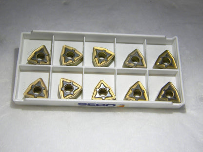 Seco Carbide Turning Inserts WNMG444-M5 WNMG080616-M5 Grade TP2000 Qty 10 38619