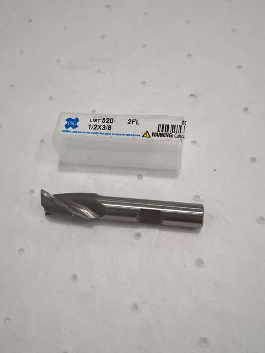 OSG Square End Mill: 1/2" Dia 2 Fl Cobalt 5200700