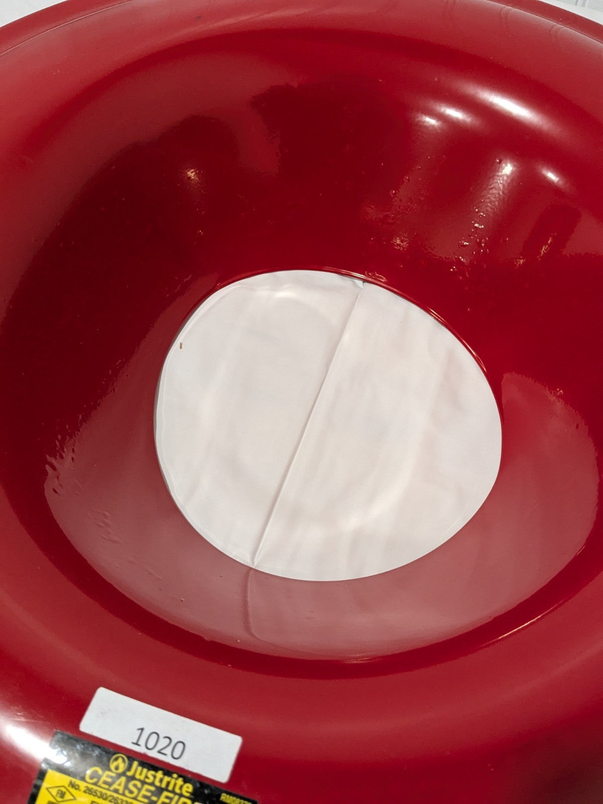 JUSTRITE Cease-Fire Red Steel Head (ONLY) for 30-Gallon Drum 26330 DAMAGED