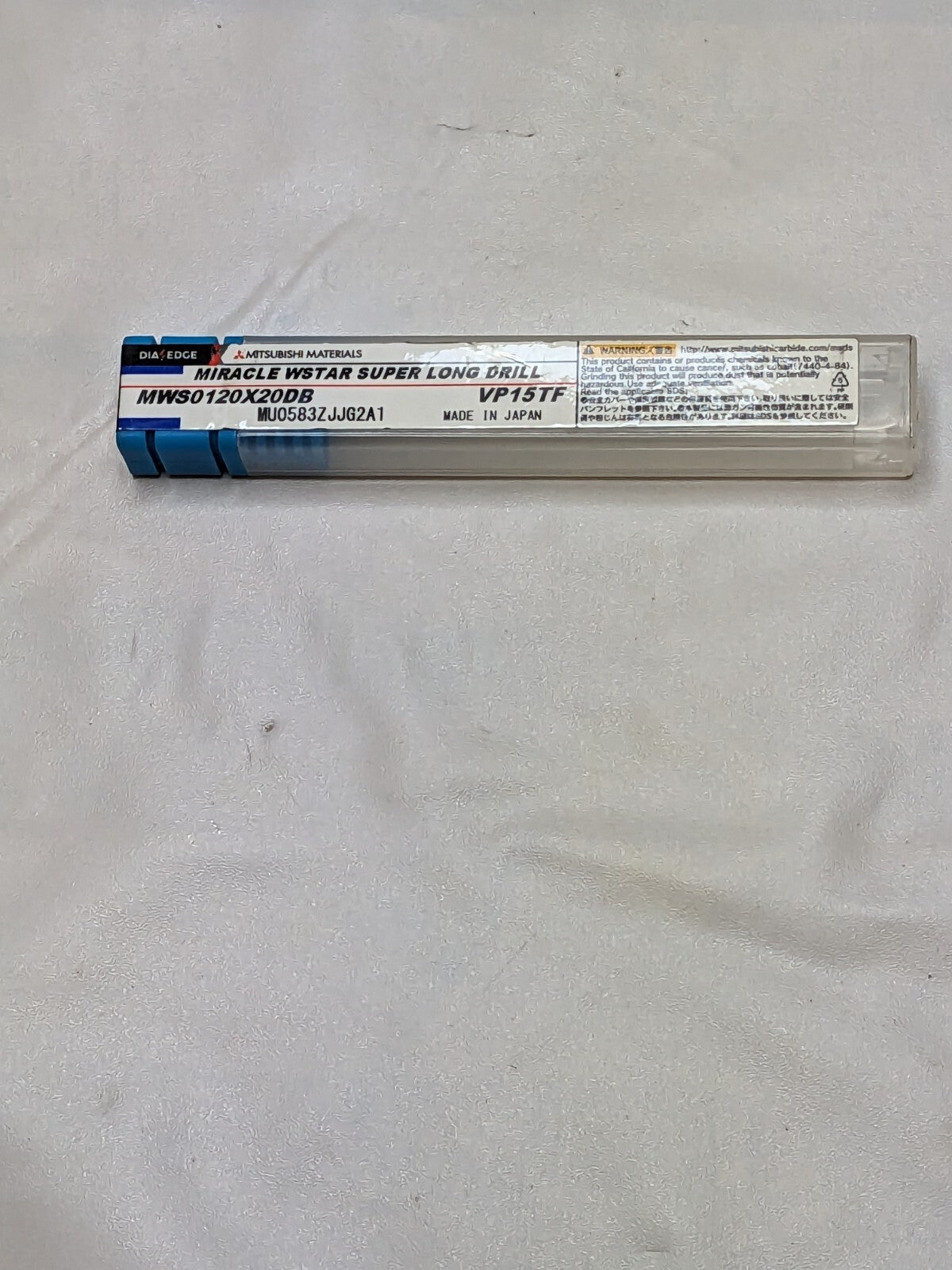 MITSUBISHI Drill MWS0120X20DB VP15TF TiAlN Finish, 2.3701" OAL, RH 474185