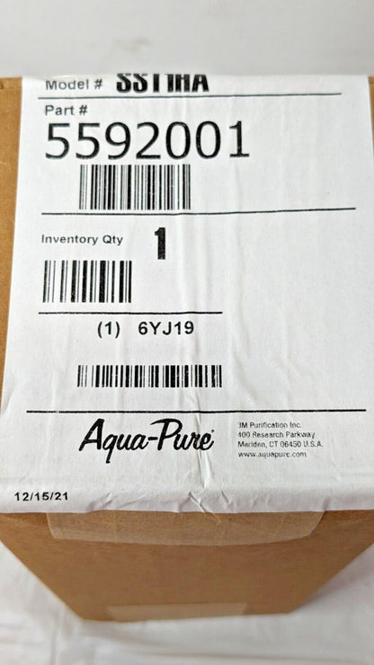3M Aqua-Pure Stainless Steel Water Filter Housing SST1HA 3/4" NPT 5592001