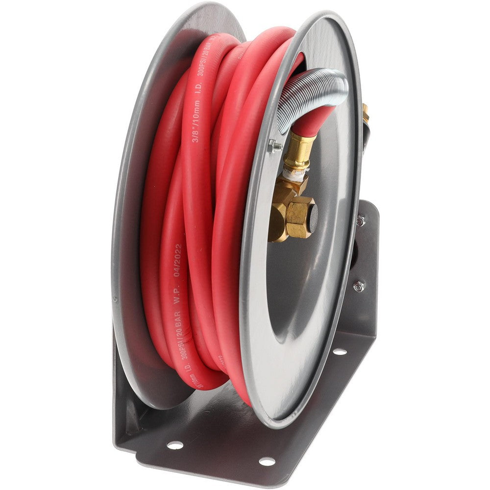 Pro-Source Hose Reel W Hose 3/8" ID Hose x 20ft Spring Retractable 2857532025PRO