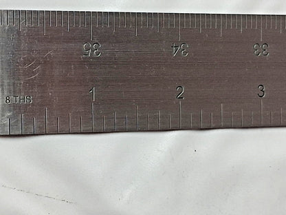 SPI Steel Ruler 36" OAL 4R Graduation Rigid 1-1/4" OAW 13-948-5