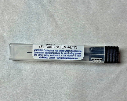 Microcut Carbide Shank 4FL Long Flute End Milll AlTin 0.035" LF5035