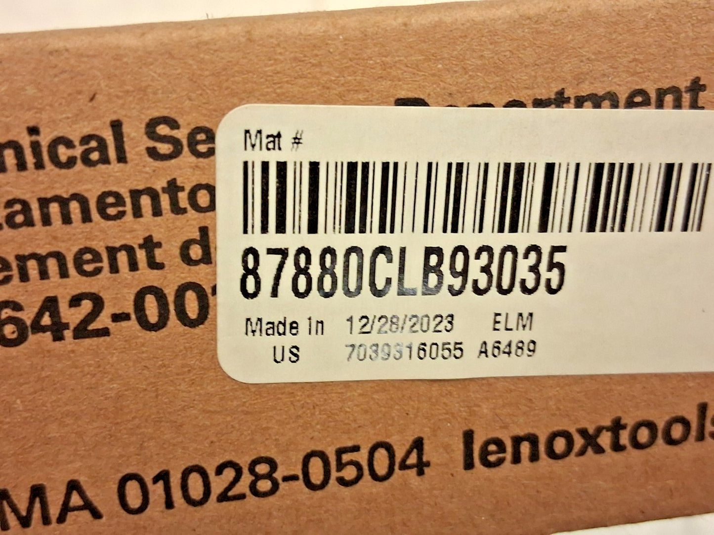 Lenox Welded Bandsaw Blades 9Ft 11-1/2' L X 1" W x 5 to 8 TPI 87880CLB93035