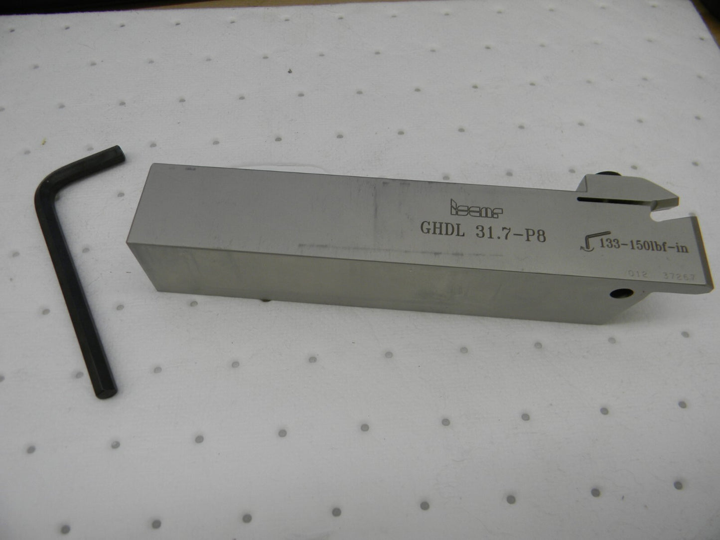 ISCAR 7" OAL External Left Hand Indexable Grooving Toolholder 2801037