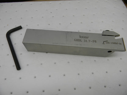 ISCAR 7" OAL External Left Hand Indexable Grooving Toolholder 2801037