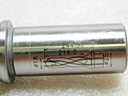 Iscar Replaceable-Tip Drill 18 to 18.9mm 12xD DCN 180-216-25R-12D 3202851