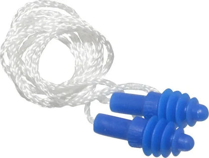 Howard Leight Pack of 50 Reusable Corded 27 dB Flange Earplugs AS-30W