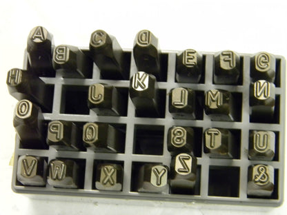 C.H. Hanson Incomplete Steel Stamp Set Alphabet 25900