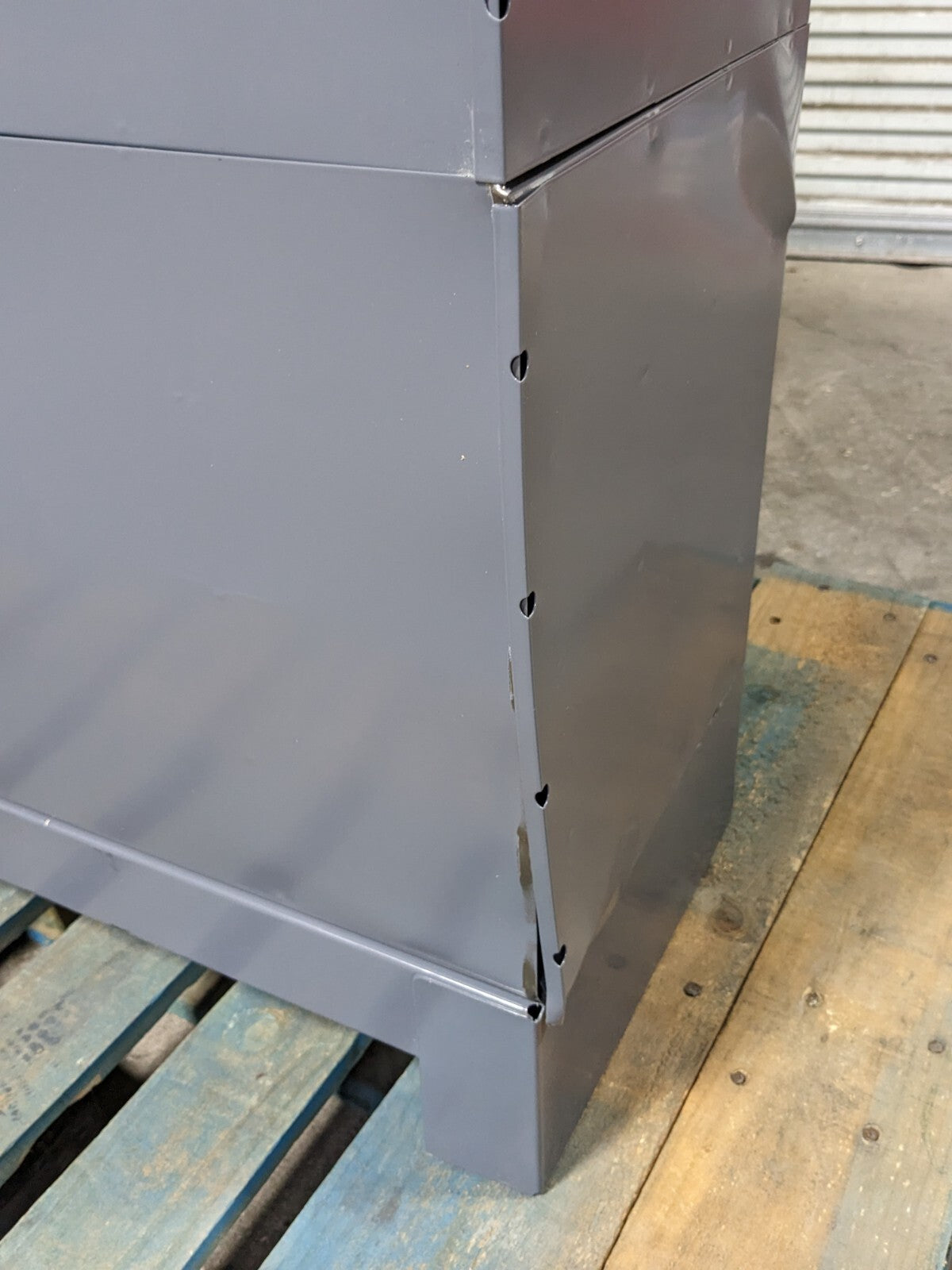 Durham Steel Bin Storage Cabinet 96 Drawer 62 x 34 x 12 022-95 Scratch N Dent