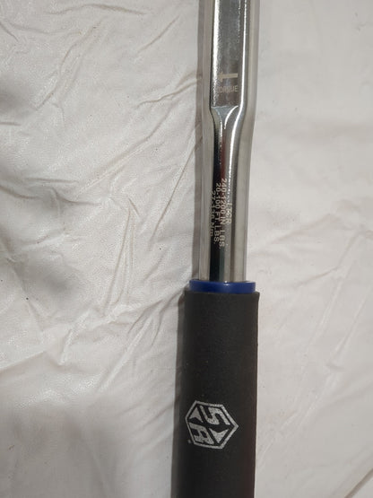 STURTEVANT RICHMONT Torque Wrench: 0.38" Square Drive, Inch Pound & NewtonMeter