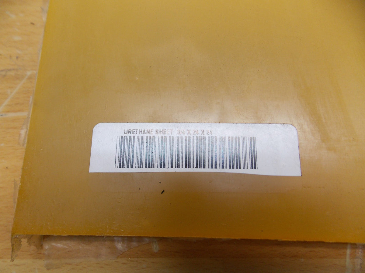 Professional Polyurethane Plastic Sheet 24" x 24" x 3/4" Natural