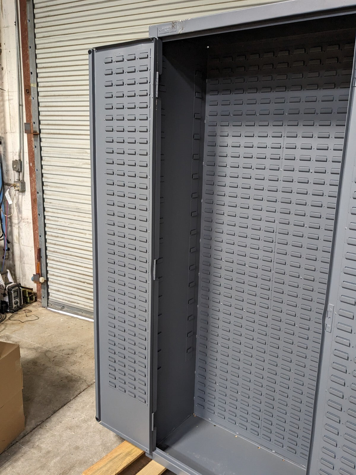Durham Lockable Storage Cabinet w/ Bins 84" H. x 36" W. x 24" D.