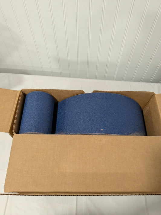 (10) Norton Abrasive Belt: 4" Wide, 132" OAL, 80G, Zirconia Alumina 78072750279