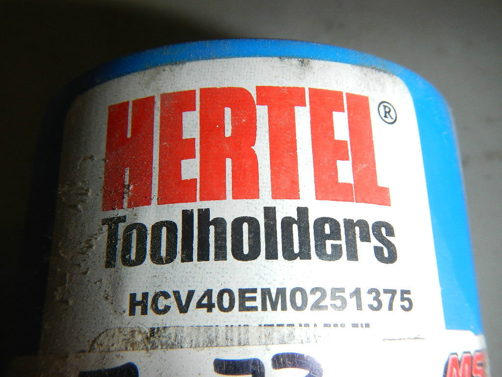 Hertel HCV40EM0251375 40 V-Flange Mount x 1/4"  Bore End Mill Holder