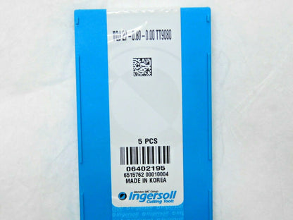 Ingersoll Carbide Grooving Inserts 0.031"CW TQJ27-0.80-0.00 TT9080 Qty 5 64