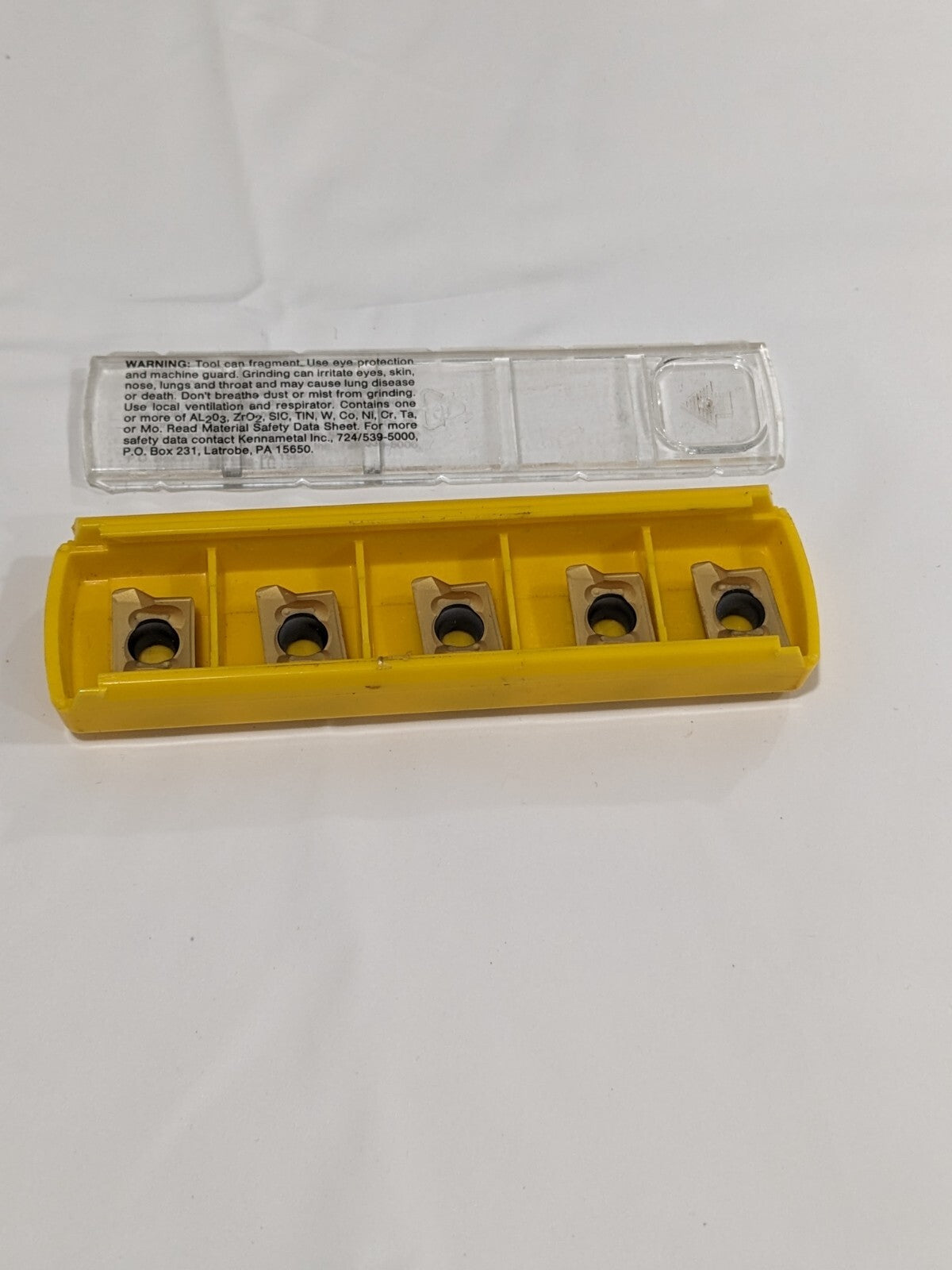 KENNAMETAL  Solid Carbide Milling Insert: ADKT1545PDERGB KC725M Qty 5 1156247