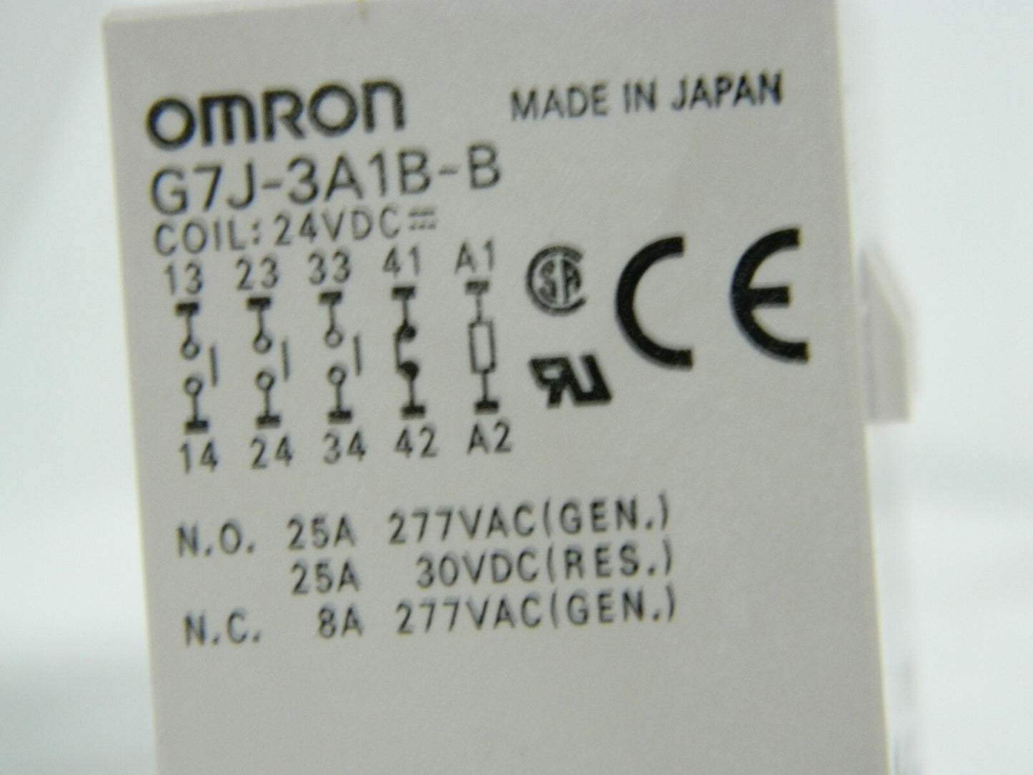 Omron Standard Electromechanical Screw General Purpose Relay  G7J3A1BBW1DC24