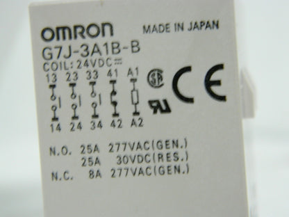Omron Standard Electromechanical Screw General Purpose Relay  G7J3A1BBW1DC24
