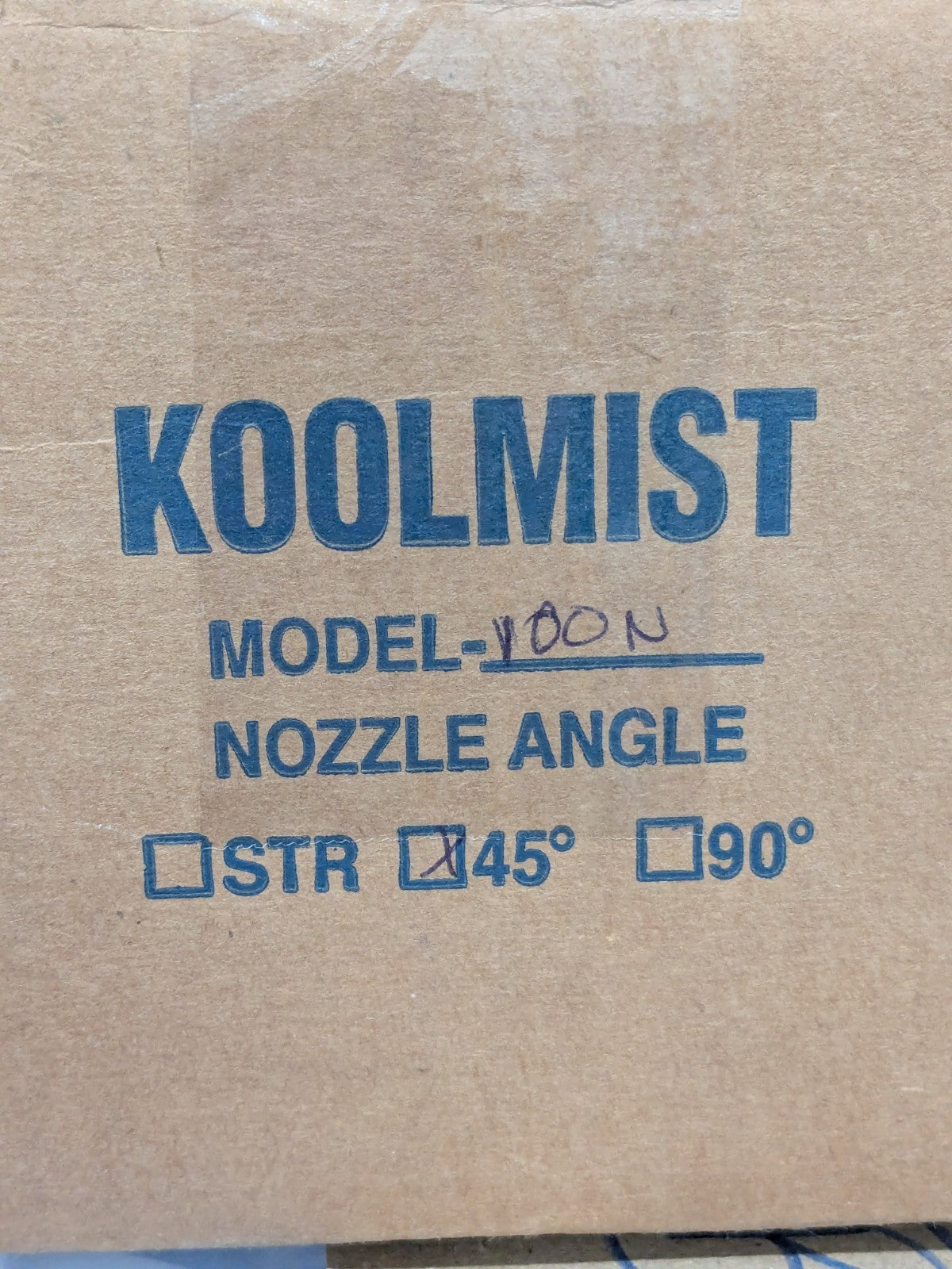 Kool Mist Tank Mist Coolant System: 1.00 gal, SS, 1.000 Outlet 100 N-45 DEG