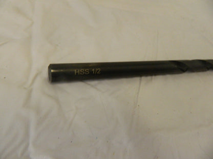 Taper Shank Drill Bit: 1/2" Dia, 2MT, 118 ° Point HSS 01664325