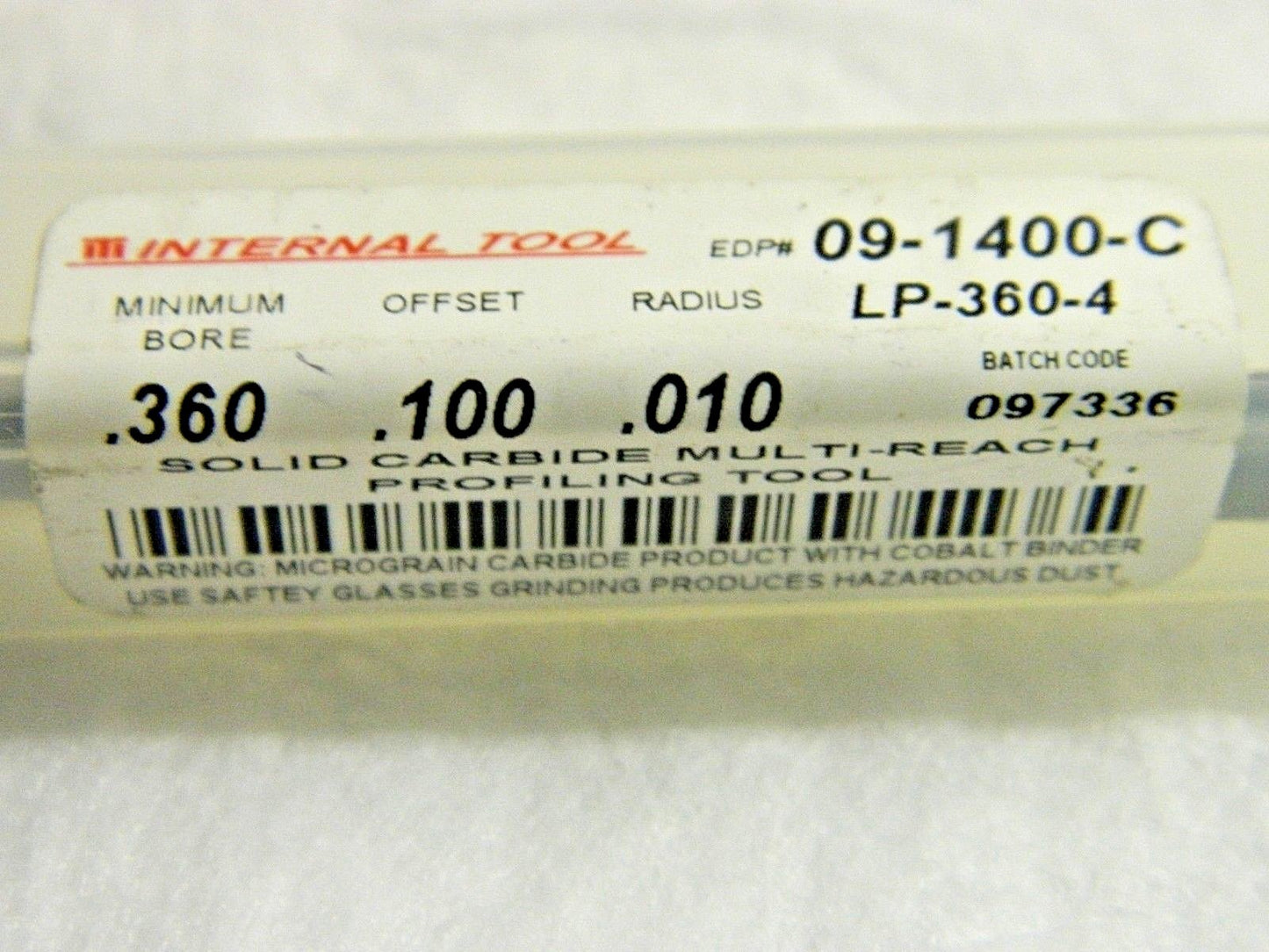 ITI Carbide Multi Reach Profiling Tool 0.360" x 0.100" 09-1400-C