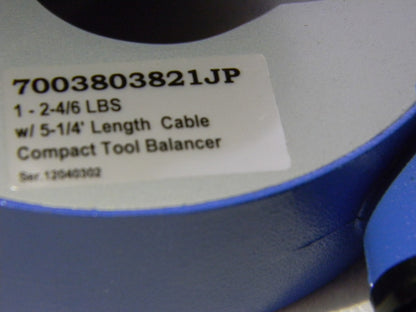Jupiter Pneumatics 2.67 Lb. 5.25' Travel Distance Tool Balancer 7003803821J