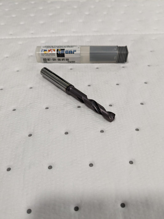 ISCAR Screw Machine Length Drill Bit: 140 °, Solid Carbide 5530354