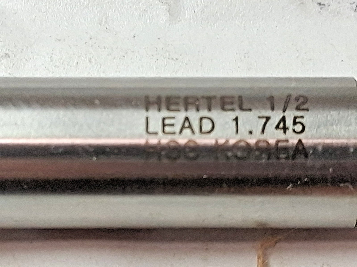 Hertel Square End Mill HSS 1/2" Dia 1-1/4" LOC 2FL 02478386