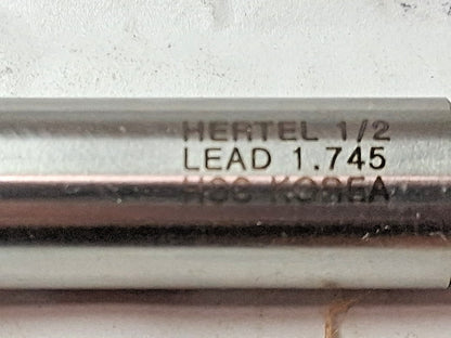 Hertel Square End Mill HSS 1/2" Dia 1-1/4" LOC 2FL 02478386