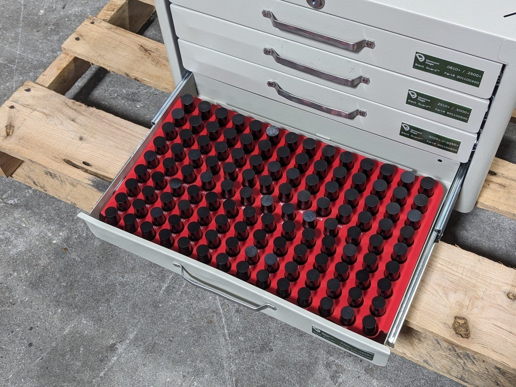 Vermont Gage 690 Pc. Black Guard Pin Gage Set 0.061" - 0.750" Class ZZ Plus Type