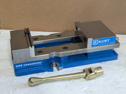 Kurt CrossOver Precision Machine Vise 6" Jaw Width 9" Opening Capacity DX6