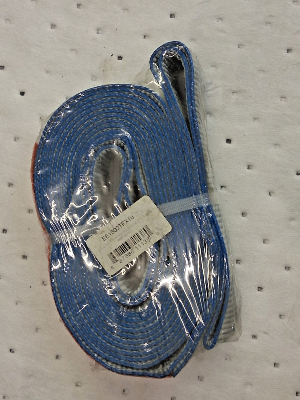 Lift-All Flat Eye & Eye Type 3 Web Sling 16ft Long 2" Wide 3200lb Cap EE1802TFX1