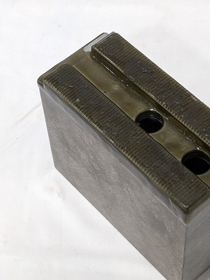 H&R Soft Lathe Chuck Jaw: Serrated 1-3/4" OAW, 4" OAL 1 Jaw HR-82-3.5