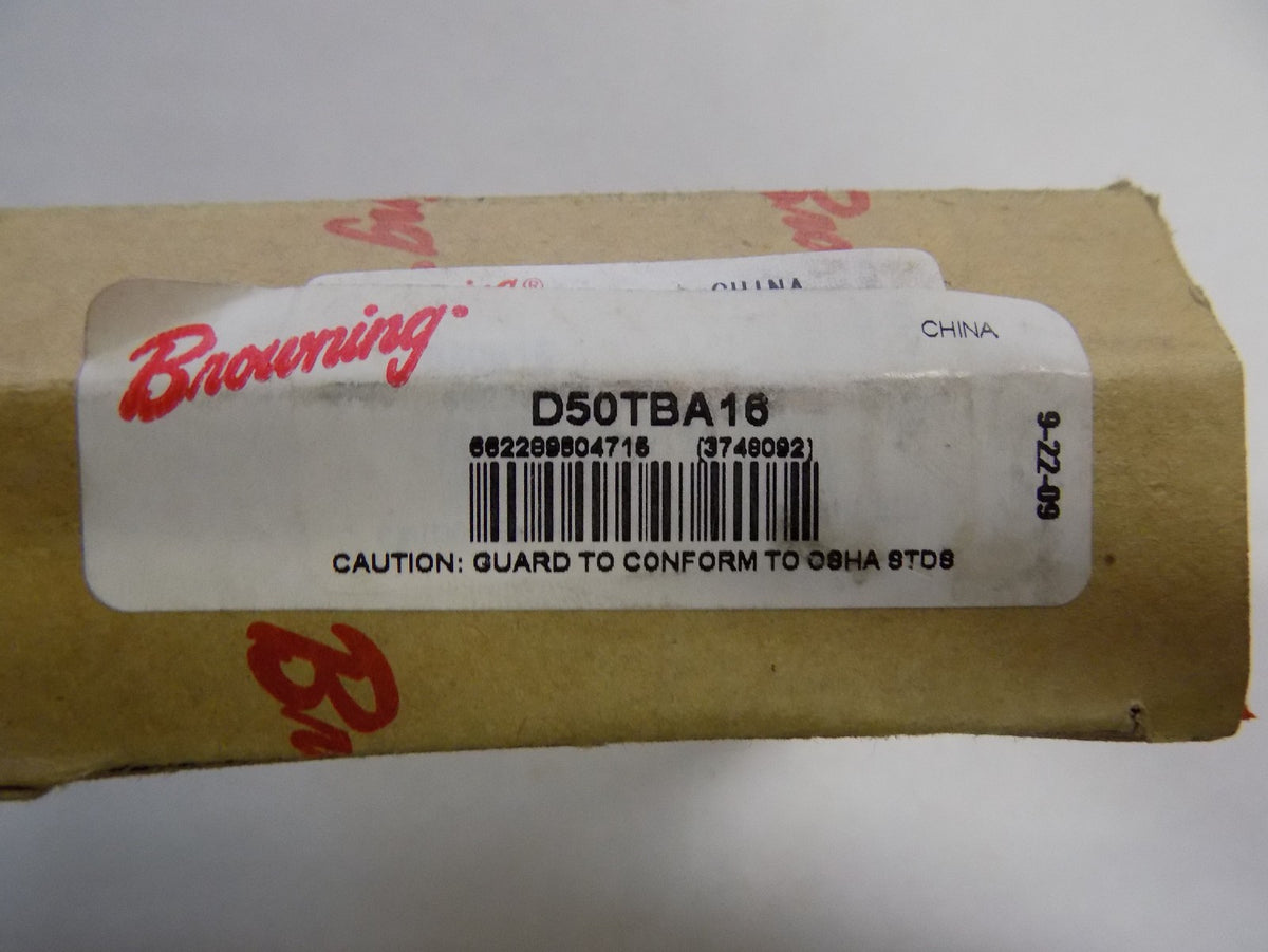 Browning Taper Bore Bushed Roller Chain Sprocket D50TBA16