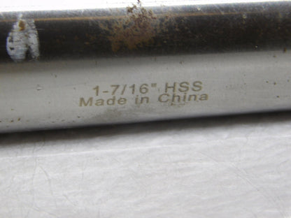 HSS 4MT Interchangeable Pilot Counterbore 1-7/16 Dia 5Fl 7-7/8 OAL" 08781288